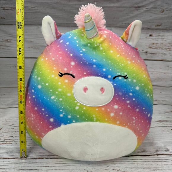Squishmallow 13” Prim Unicorn Rainbow Pride - Picture 7 of 7